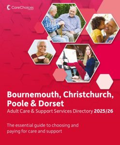 The front page of the BCP and Dorset Care Directory 2025