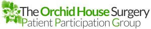 The Orchid House Surgery logo with the words, Patient Participation Group underneath