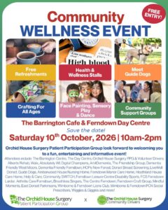 Community Wellness Event Promotional Poster